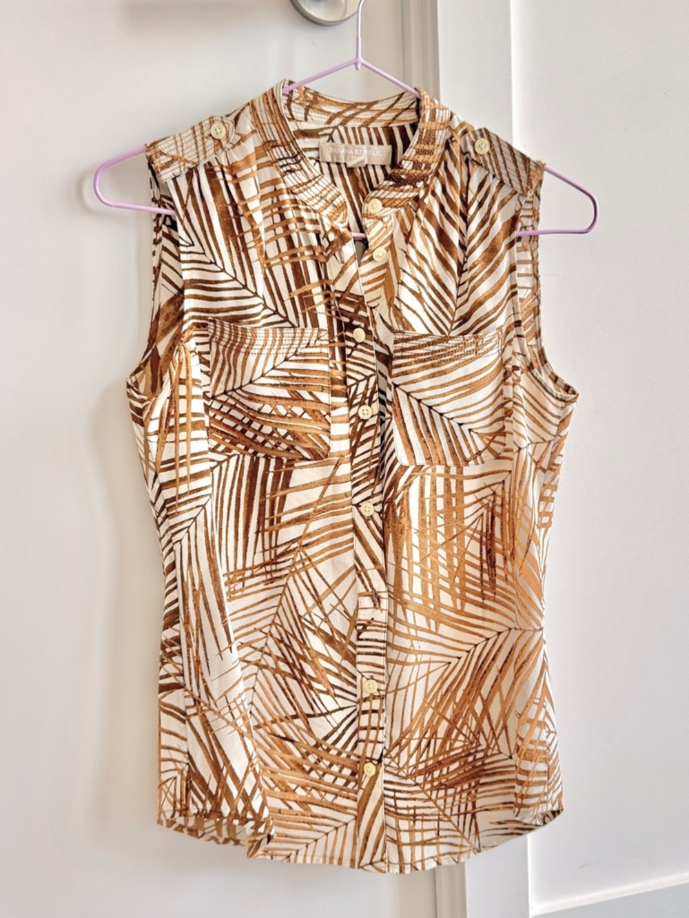 Safari printed Silk Top